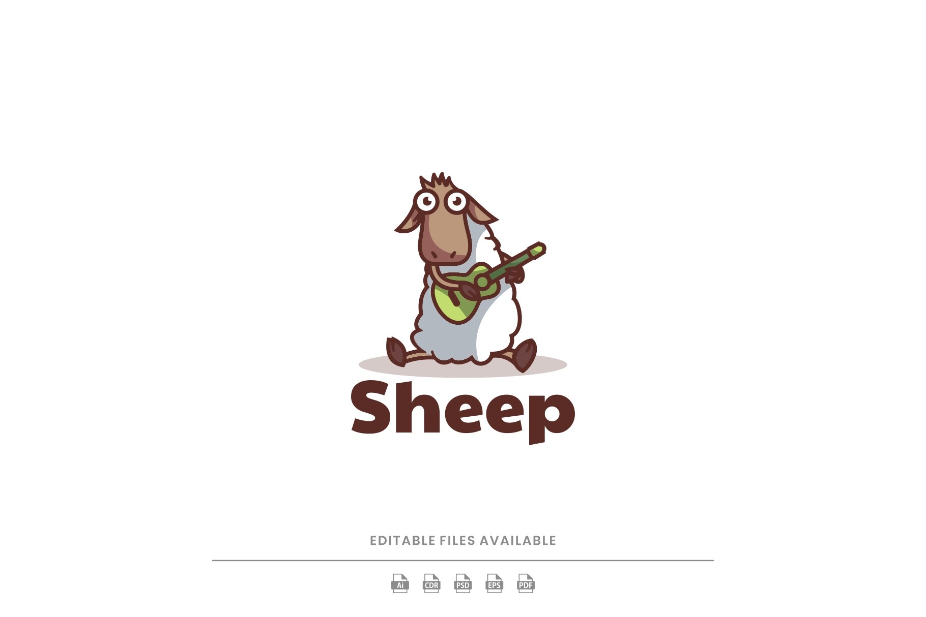 Sheep Cartoon Logo cover image.