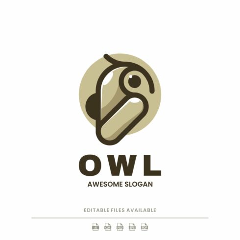 Owl Line Art Logo cover image.