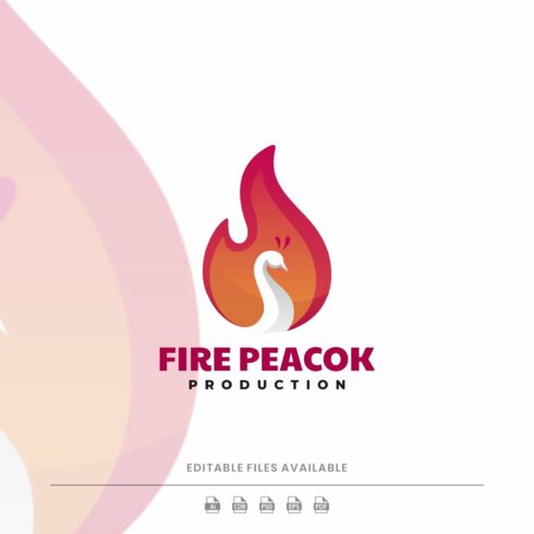 Fire Peacock Gradient Logo cover image.