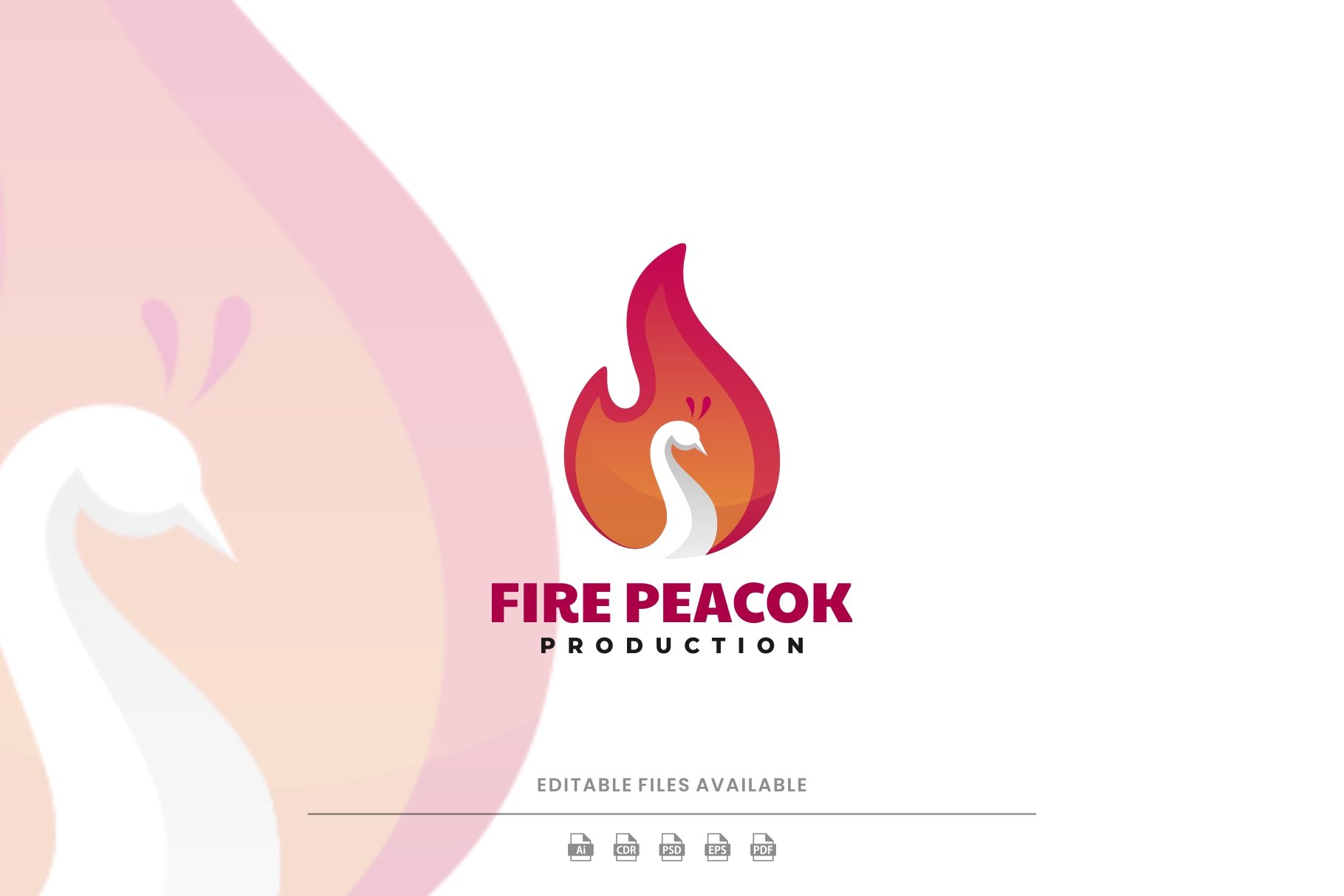 Fire Peacock Gradient Logo cover image.