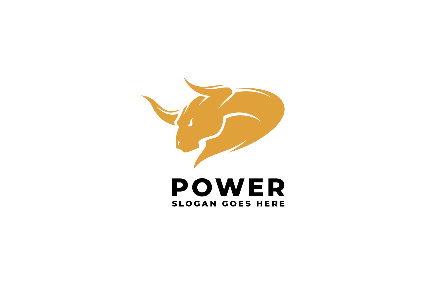 Big Bull Logo Bull Logo Icon Stock Vector (Royalty Free) 1486322354 |  Shutterstock