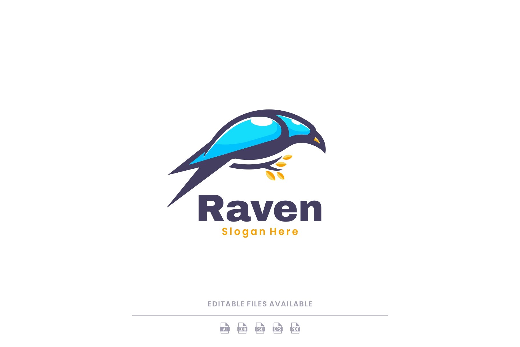 Raven Simple Logo cover image.