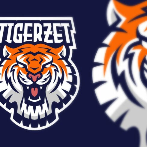 Tiger Sport Esport Logo Illustration cover image.