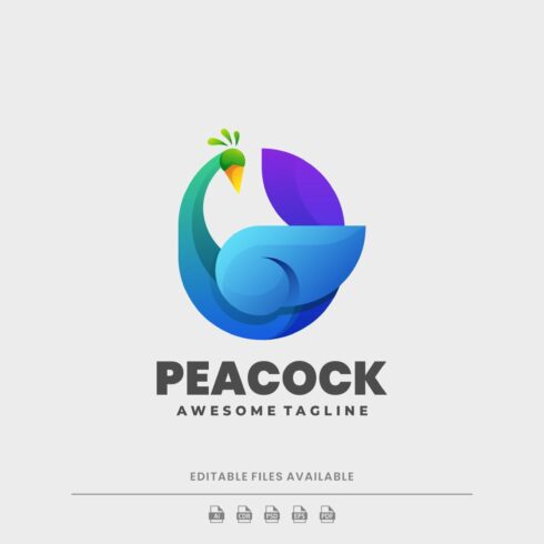 Peacock Colorful Logo cover image.