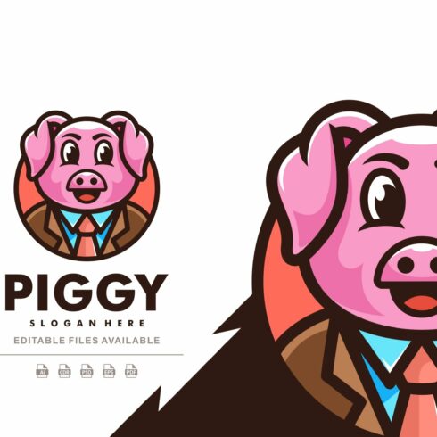 Pig Colorful Logo cover image.