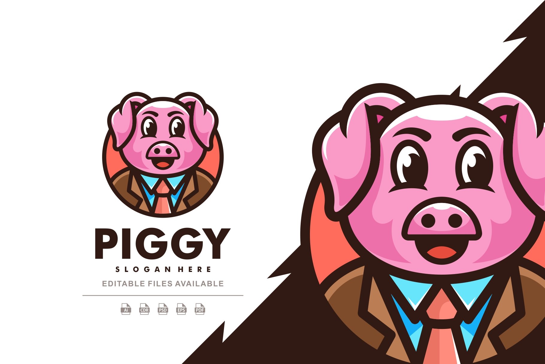 Pig Colorful Logo cover image.