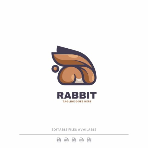 Rabbit Simple Mascot Logo cover image.