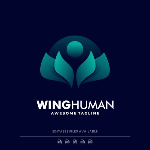 Wing Human Gradient Logo cover image.