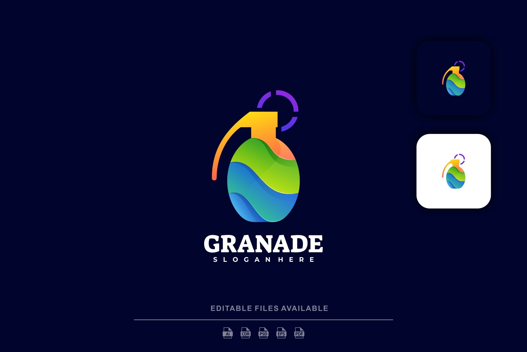 Granade Gradient Colorful Logo cover image.