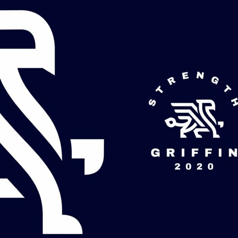 Griffin Line Art Logo cover image.