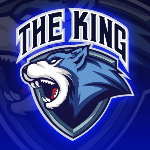 Wolf King Esport Logo cover image.