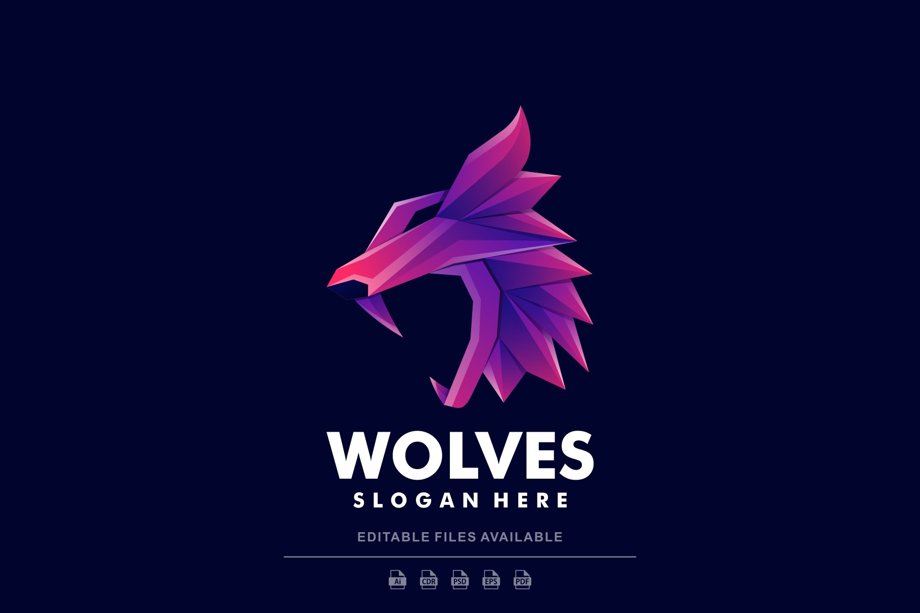 Wolves Colorful Logo cover image.