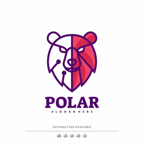 Polar Line Art Logo cover image.