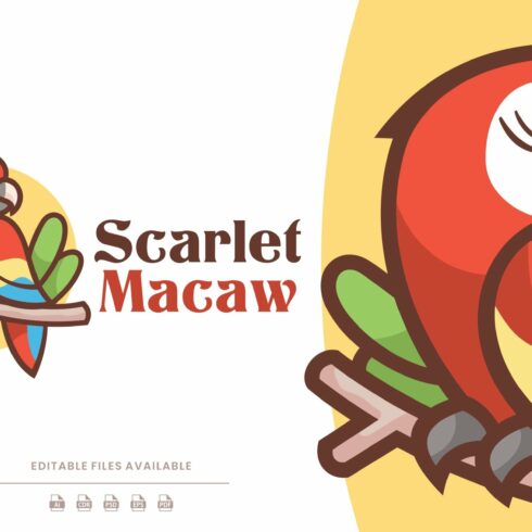 Bird Color Mascot Logo cover image.