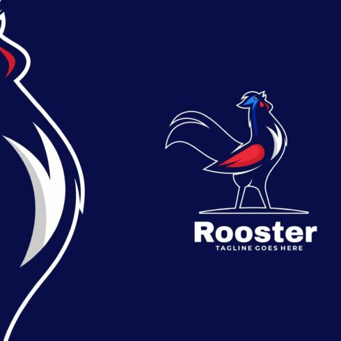 Rooster Mascot Character Logo cover image.