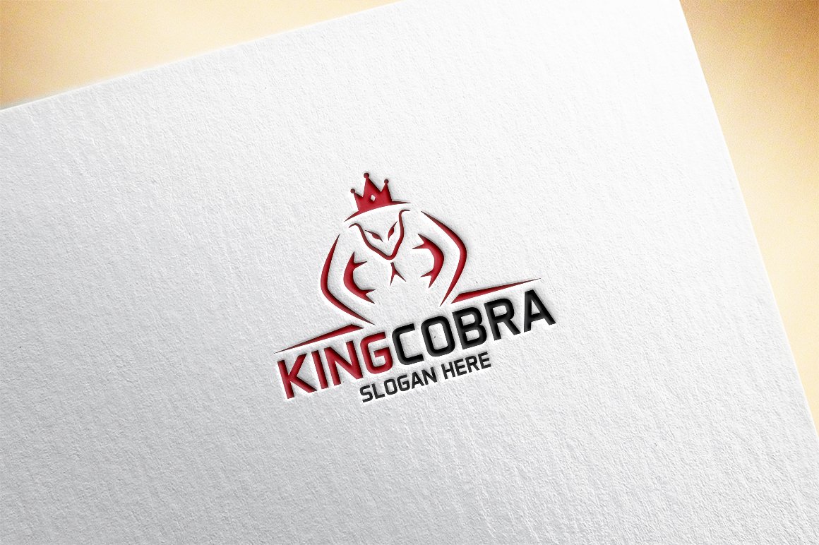 King Cobra Logo Template cover image.