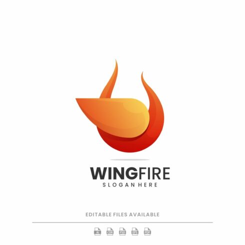 Wing Fire Colorful Logo cover image.