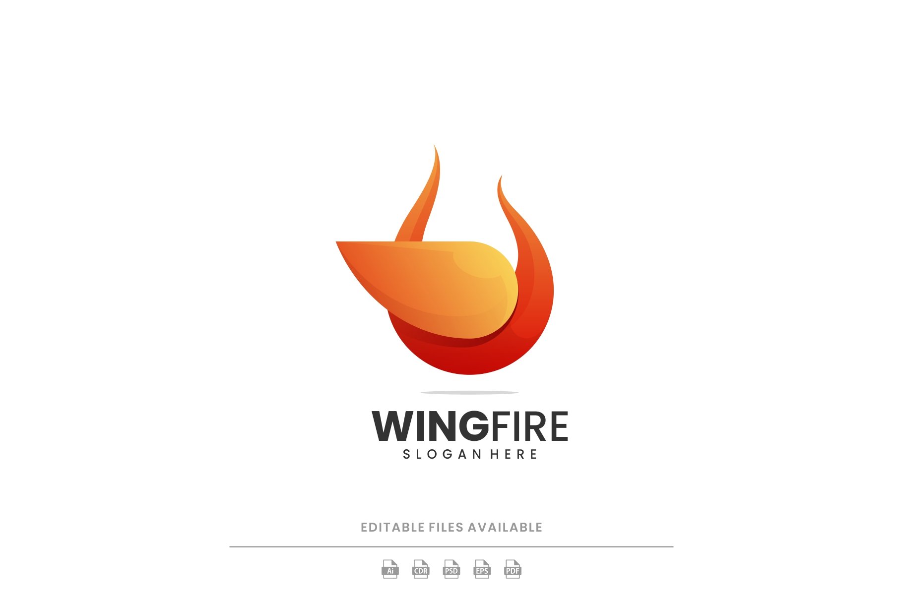Wing Fire Colorful Logo cover image.