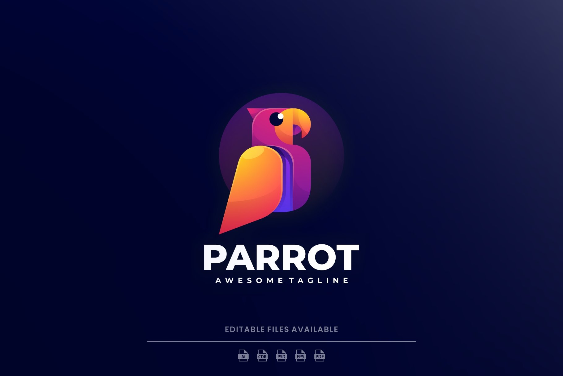 Parrot Gradient Logo cover image.