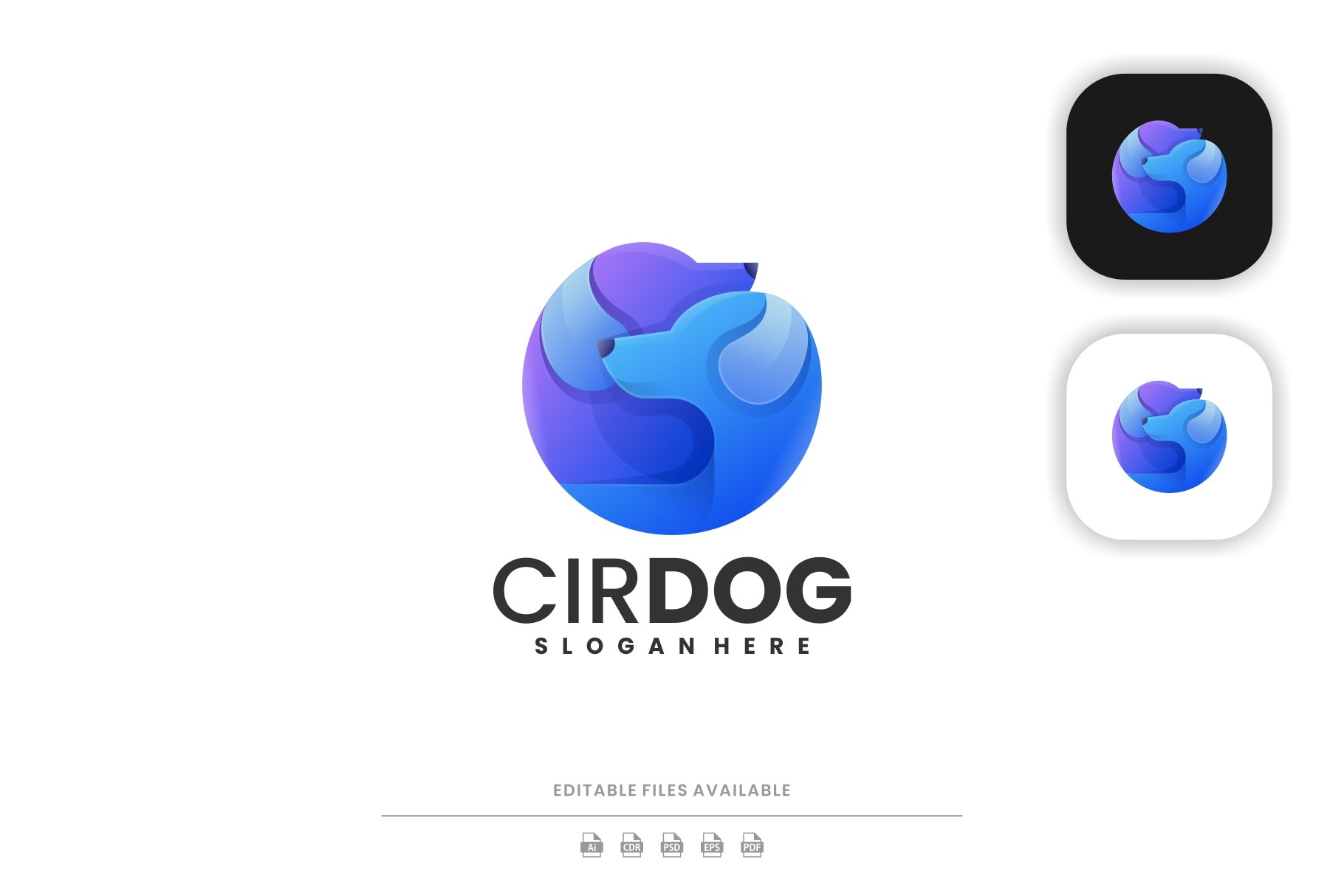 Dogs Gradient Logo cover image.