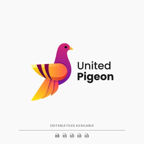 Pigeon Gradient Logo cover image.