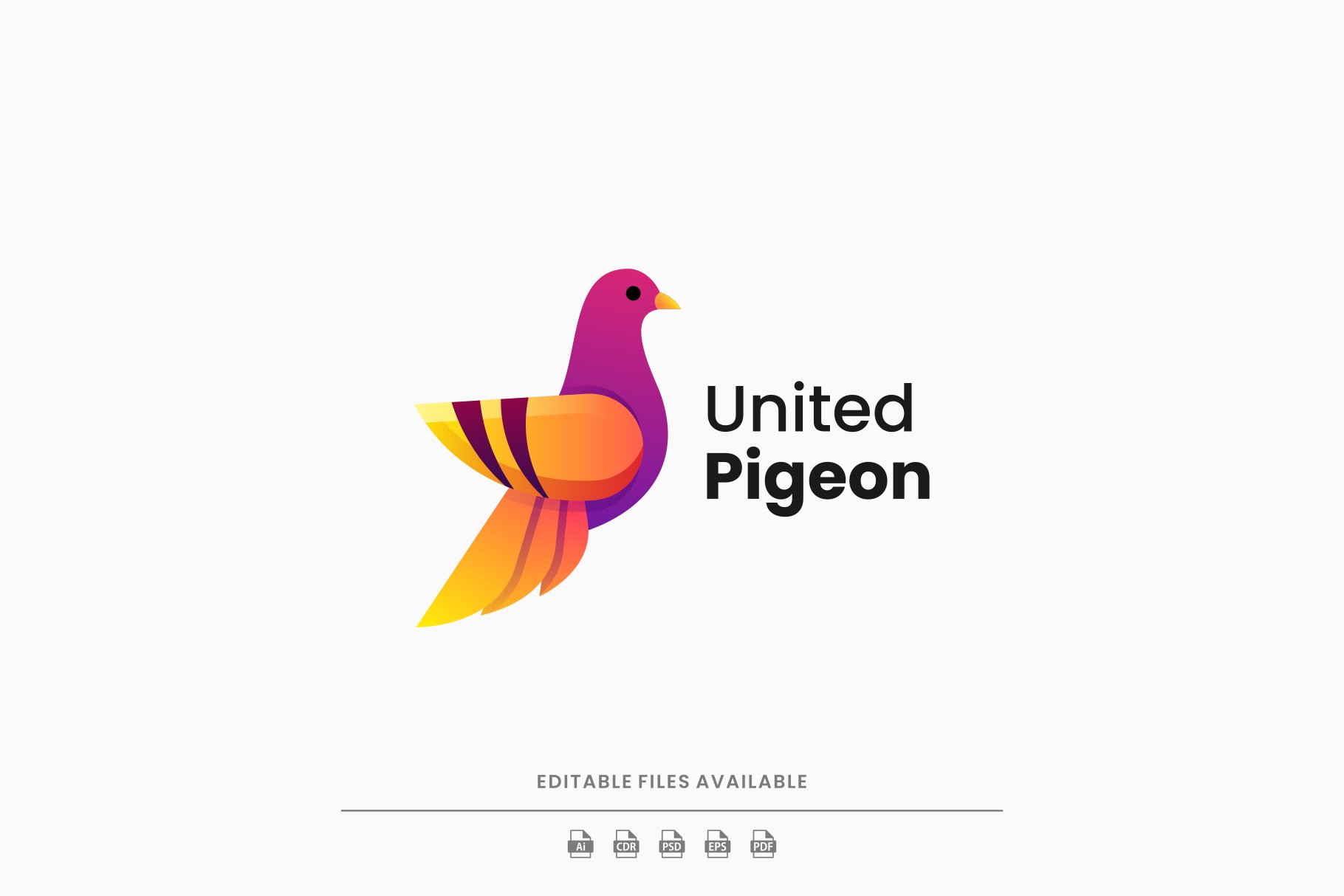 Pigeon Gradient Logo cover image.