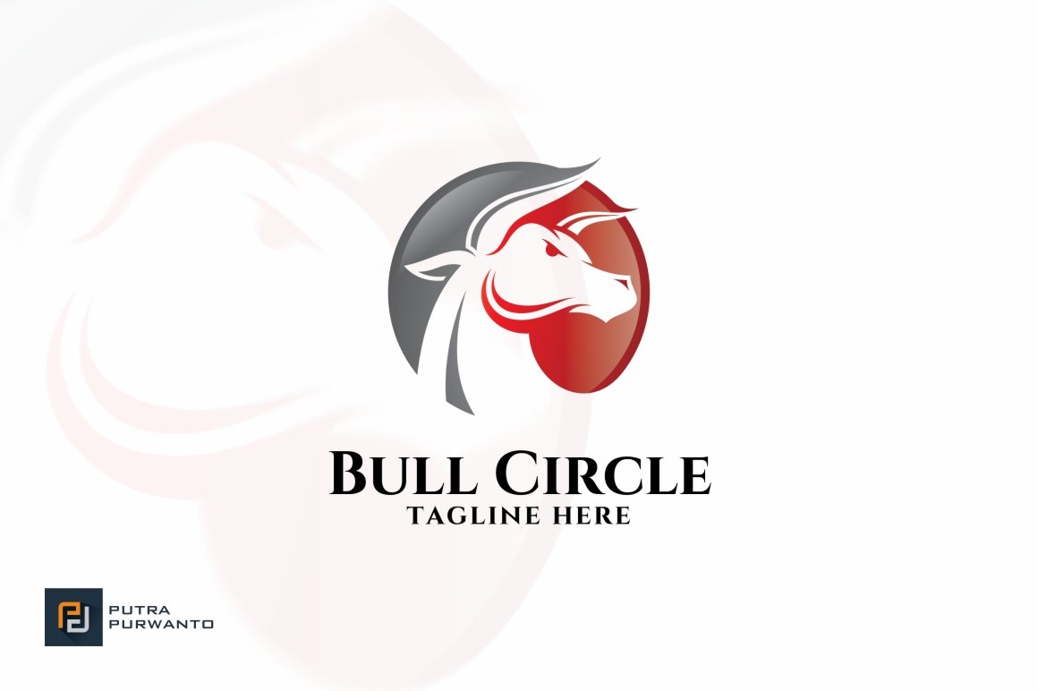 Bull Circle - Logo Template cover image.