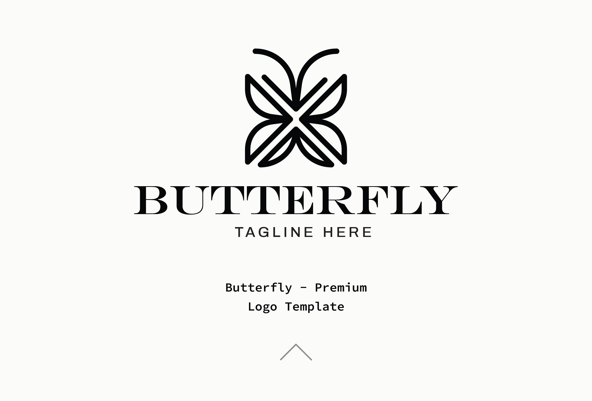 Butterfly - Premium Logo Template cover image.