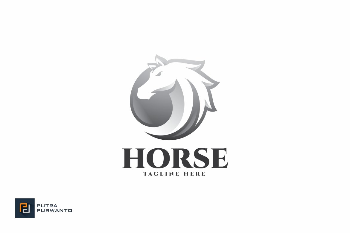 Horse - Logo Template preview image.