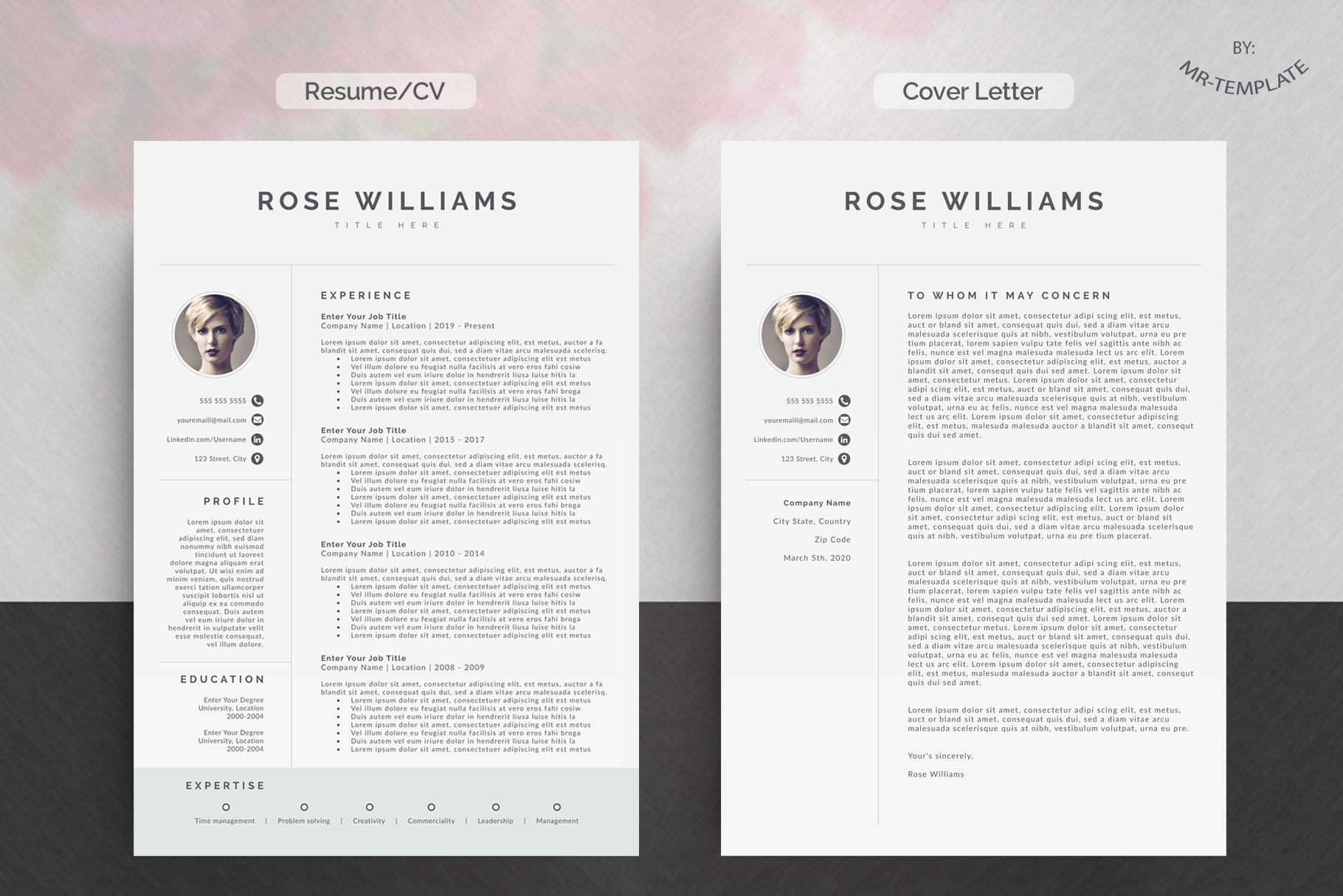 Resume/CV preview image.