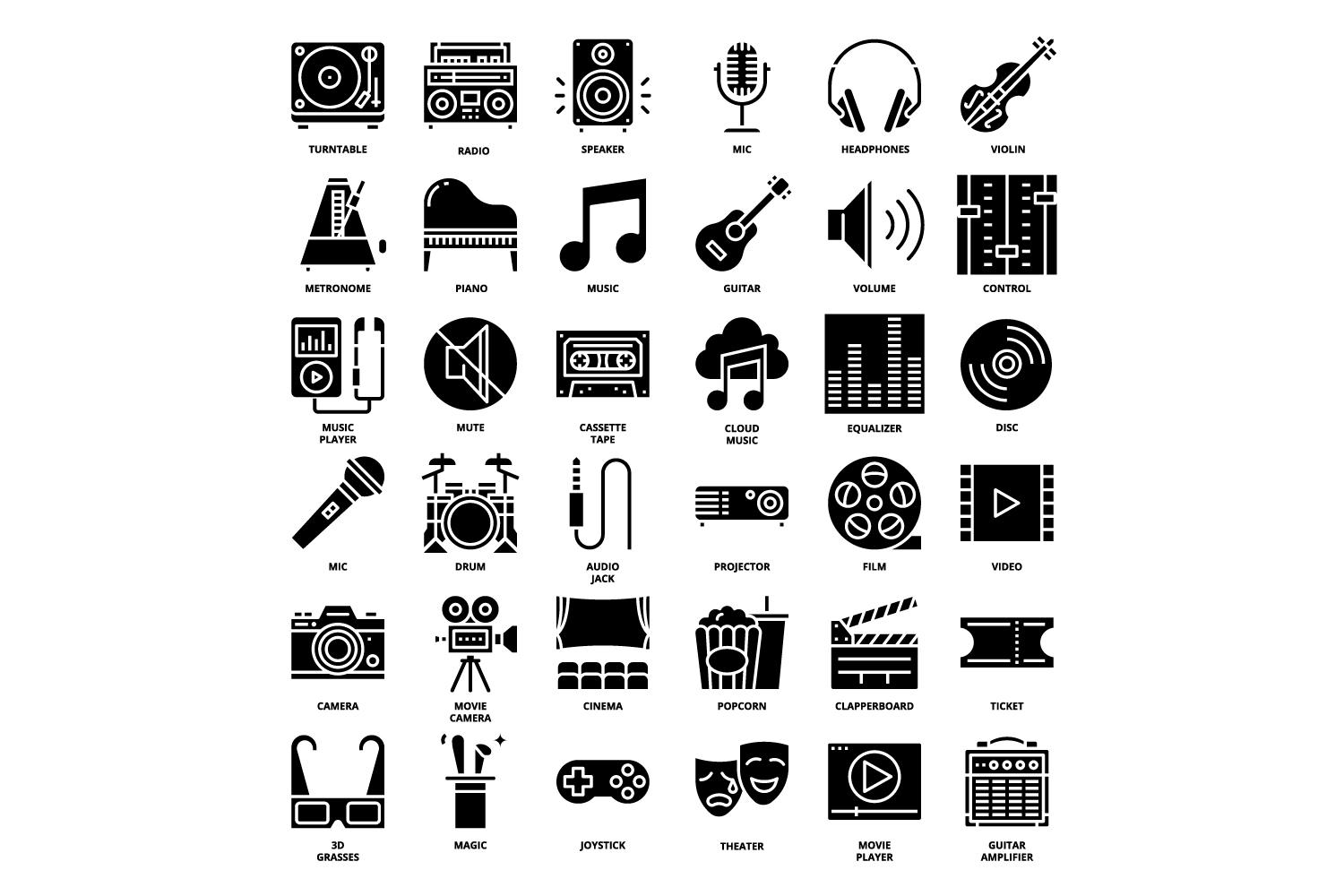 Black and white image of various types of electronics.