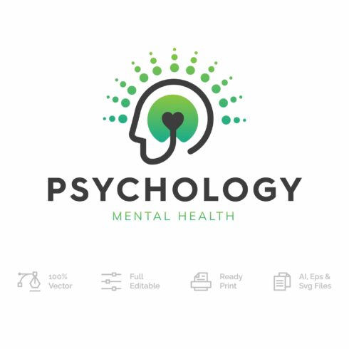 Psychology Logo Icon Design Vector cover image.