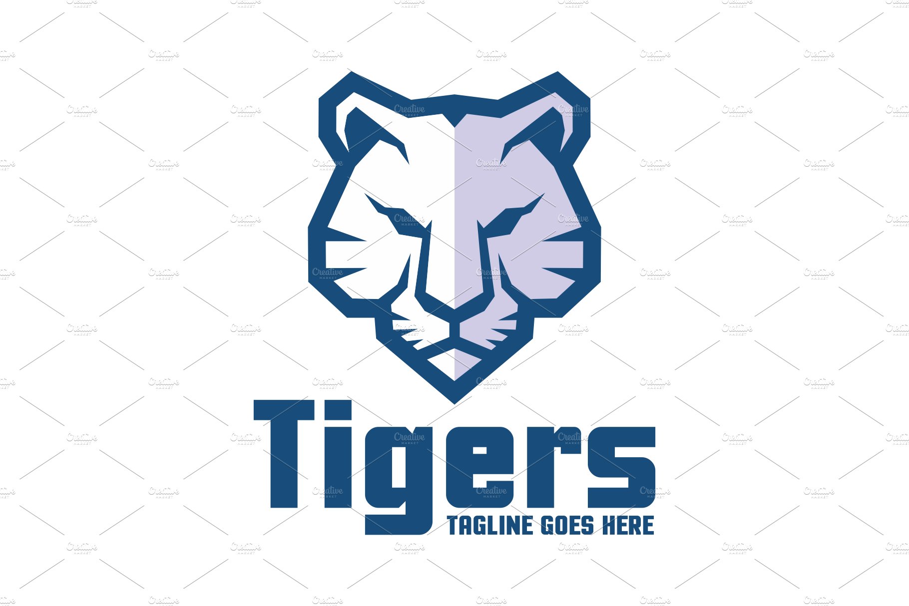 Blue Tiger Head Logo cover image.