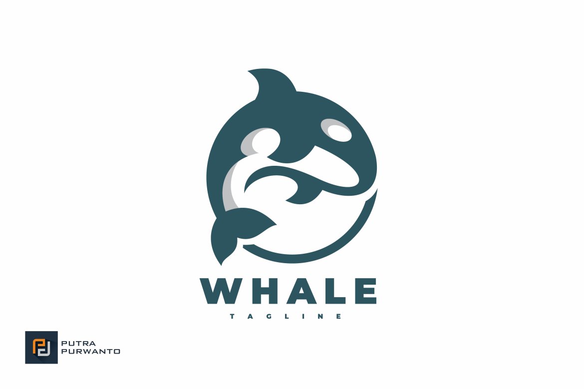 Jumping Killer Whale Logo cover image.