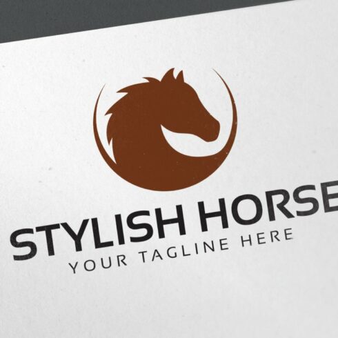 Stylish Horse Logo cover image.