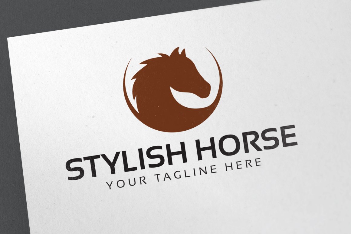 Stylish Horse Logo cover image.