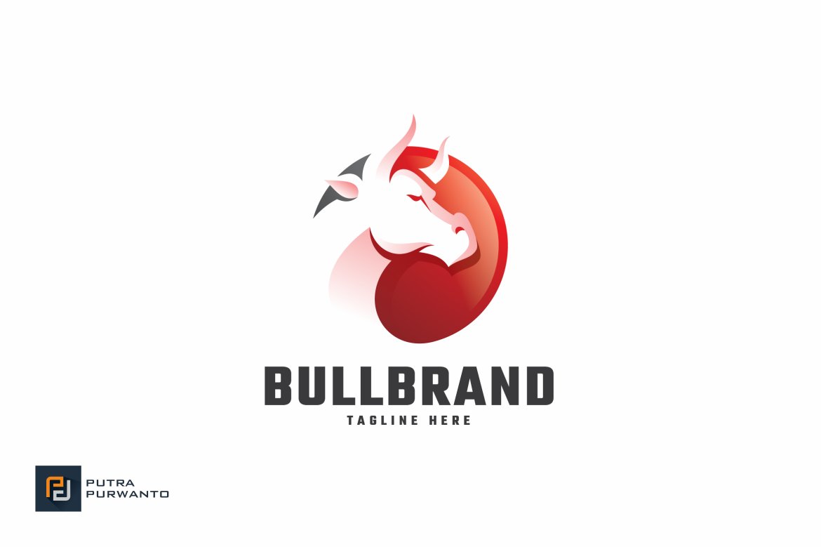 Bull Brand - Logo Template cover image.