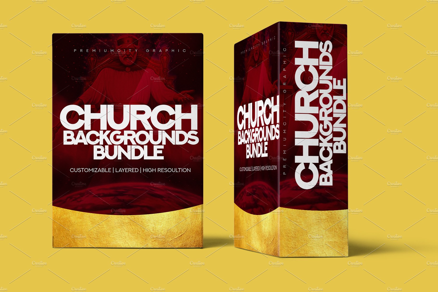13 Church backgrounds templates cover image.