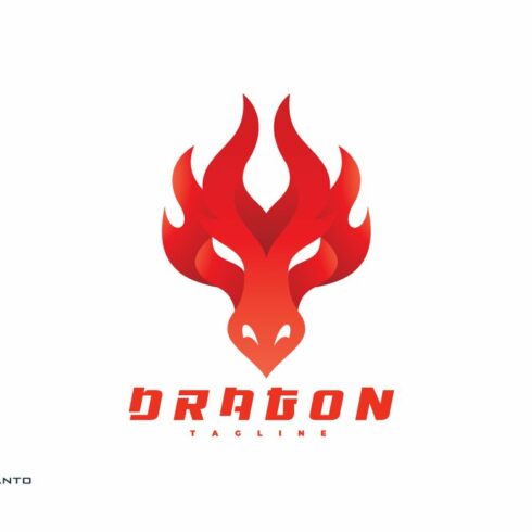 Dragon Face Fire Logo cover image.