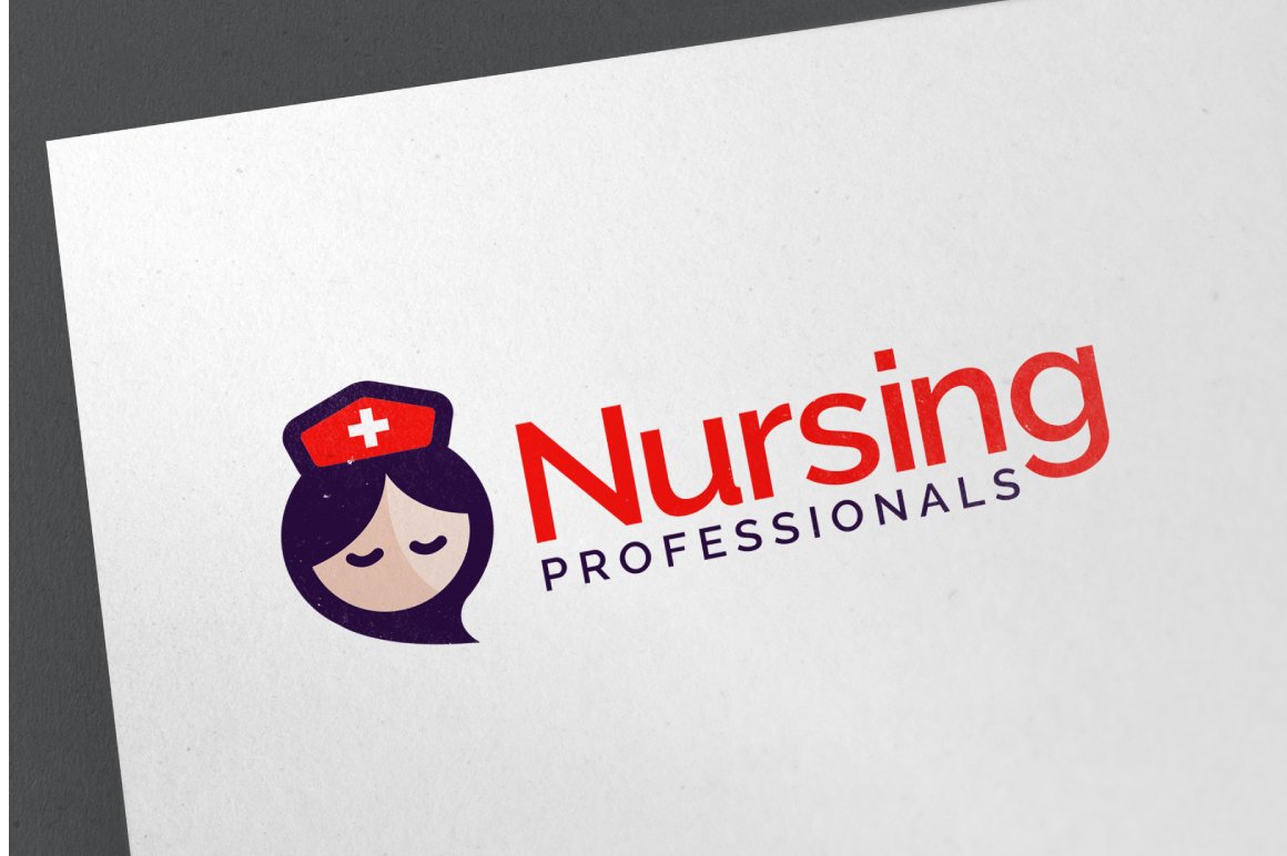 Nursing Logo Template cover image.