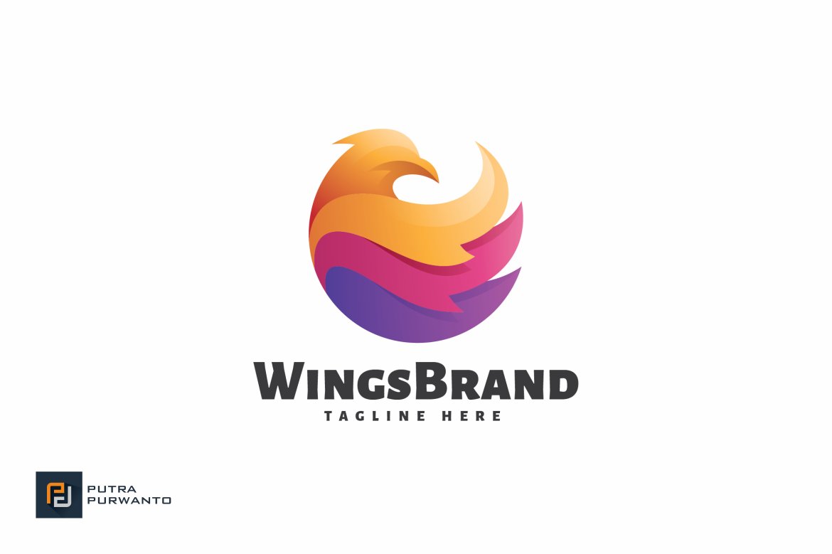 Wings Brand - Logo Template cover image.