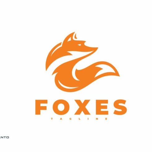 Abstract Fox Head Tail Logo cover image.