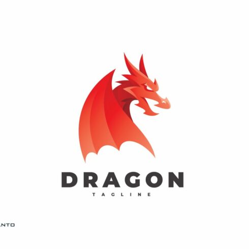 Dragon Wing Mascot Logo cover image.
