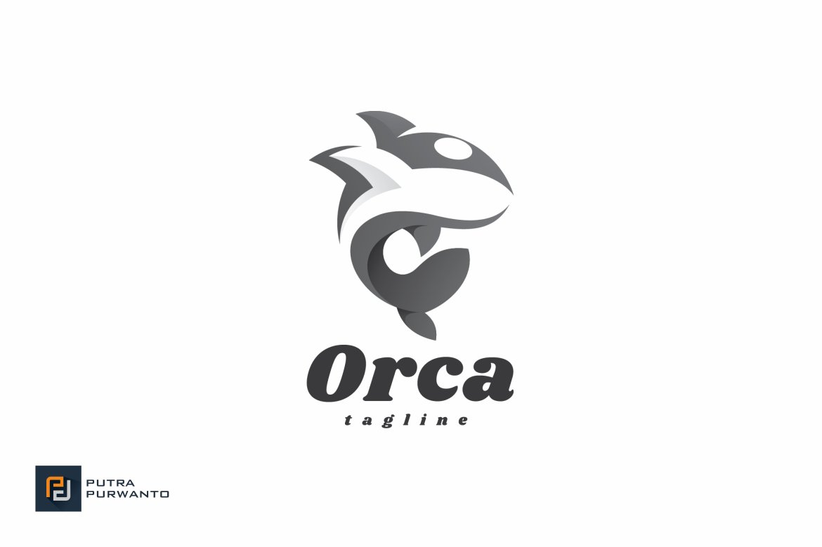 Orca Killer Whale - Logo Template cover image.