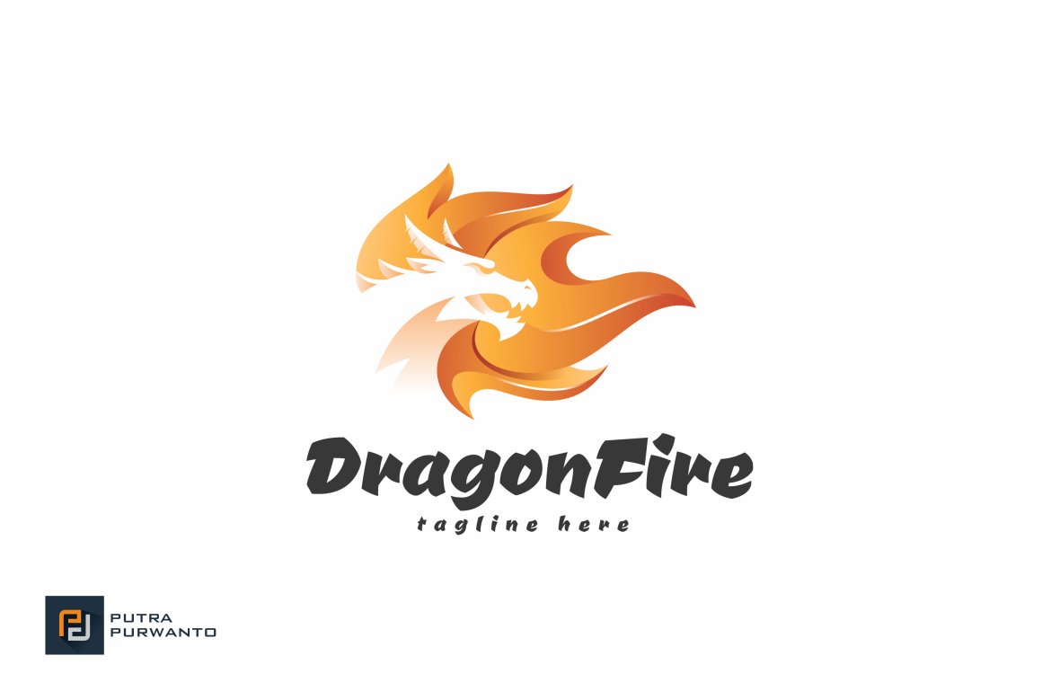Dragon Fire - Logo Template – MasterBundles