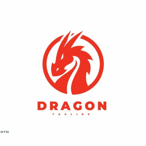 Abstract Dragon Head Logo cover image.