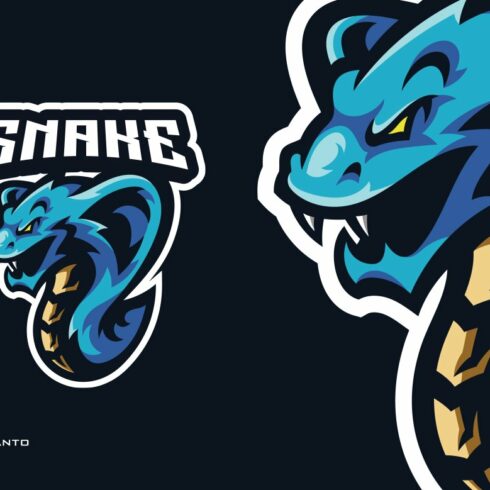 Snake Cobra Mascot Esport Logo cover image.