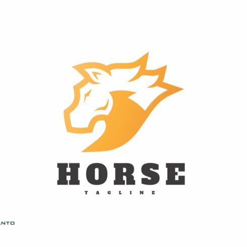 Abstract Horse Head Mascot Logo cover image.