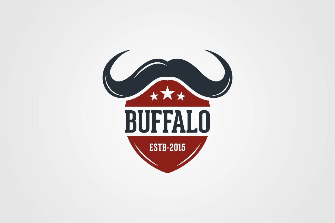 Buffalo Logo Template cover image.