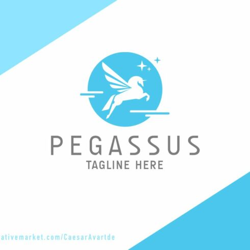 Pegassus Logo Template cover image.